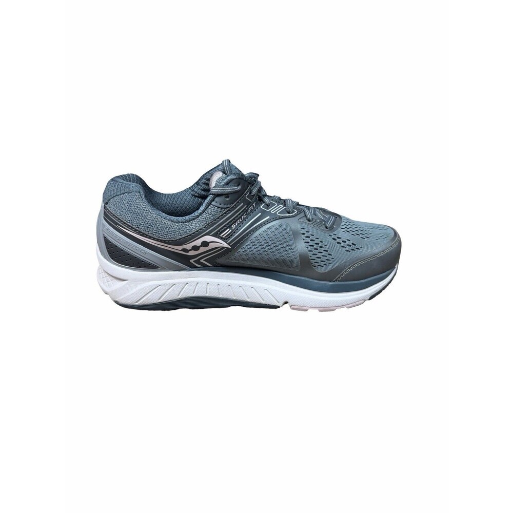 Saucony Echelon 7 Slate Gray Pink Running Shoes Womens Size 11.5 Wide Walking - Picture 4 of 12